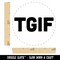 TGIF Thank God It&#x27;s Friday Self-Inking Rubber Stamp for Stamping Crafting Planners